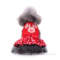 New Christmas series dress small pet dog clothes